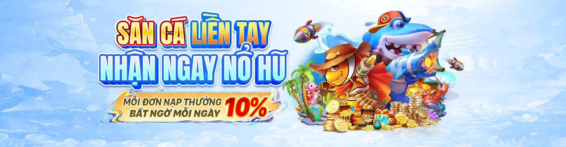 Trò chơi Bắn cá hấp dẫn trên huebet app
